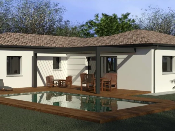Villa neuve RE 2020 de plain-pied à Labarthe-sur-Lèze - 95 m² avec 4 chambres