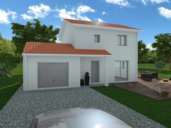 Maison neuve de 90 m² avec 3 chambres à Pontcharra - Construction conforme RE 2020