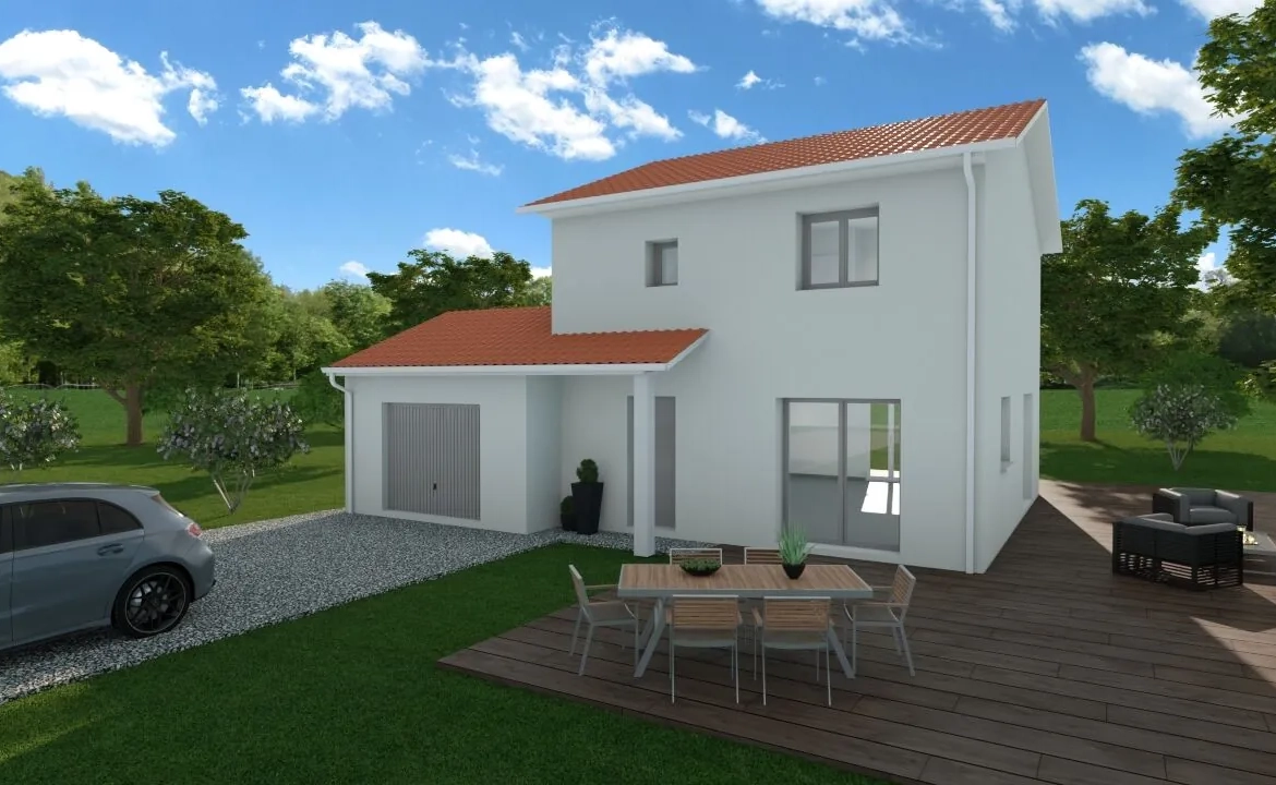 Construction de maison neuve de 90m² à Pontcharra - Performances RE2020 