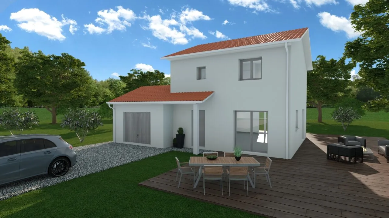 Construction de maison neuve de 90m² à Pontcharra - Performances RE2020 