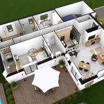 Construction de maison neuve de 100 m² à Gamarde avec personnalisation