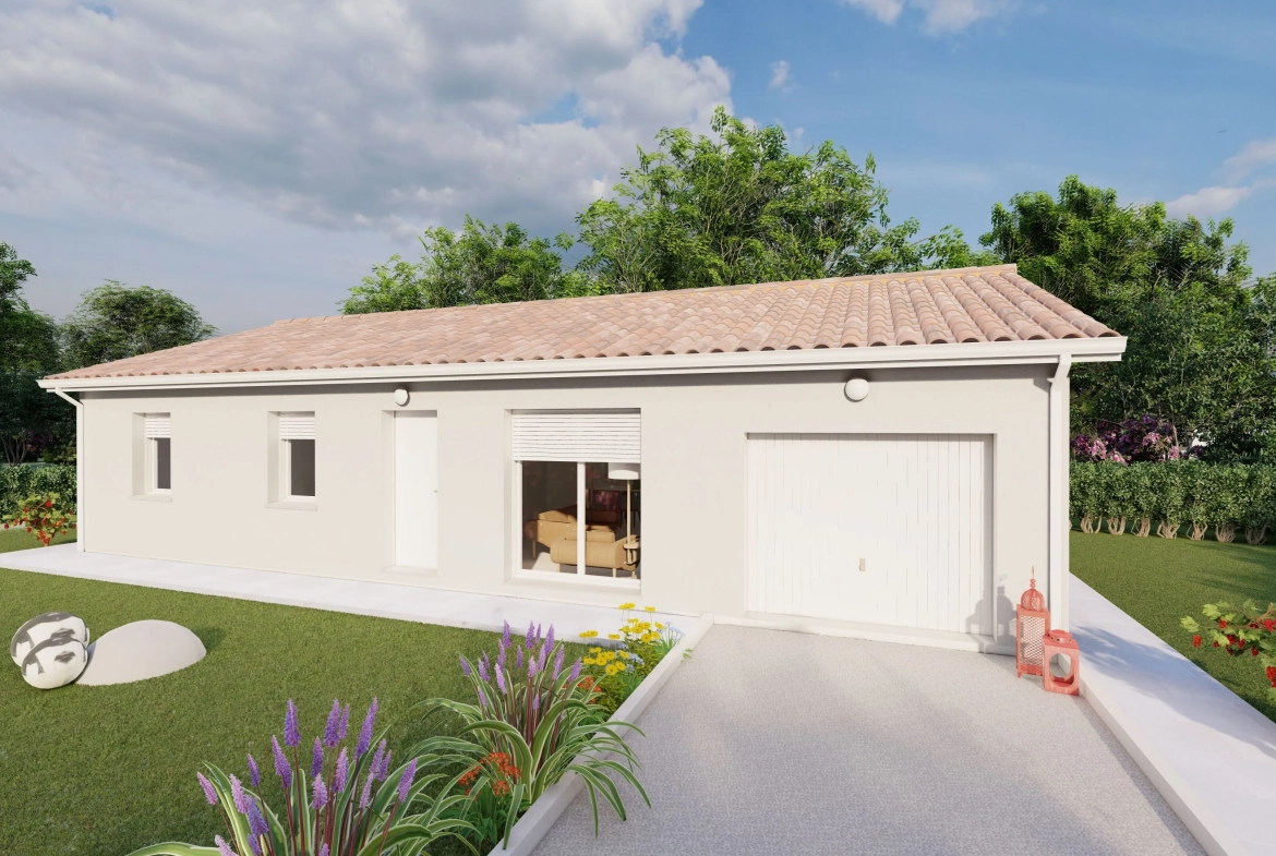 Maison neuve 3 chambres avec garage à Isle - Livraison rapide 