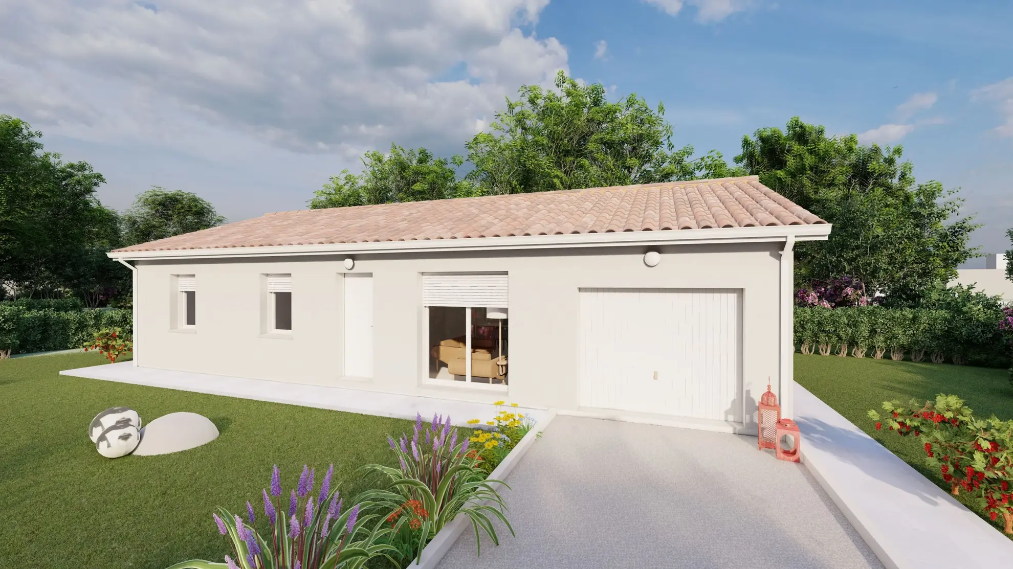 Maison neuve 3 chambres avec garage à Isle - Livraison rapide 