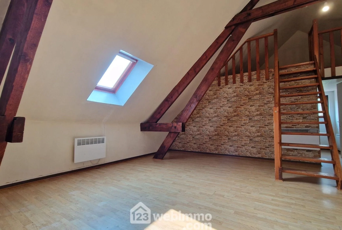 Appartement F2 à Laon - 57m² avec mezzanine et parking 