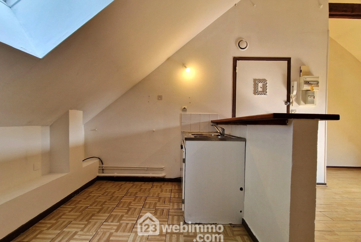 Appartement F2 à Laon - 57m² avec mezzanine et parking 
