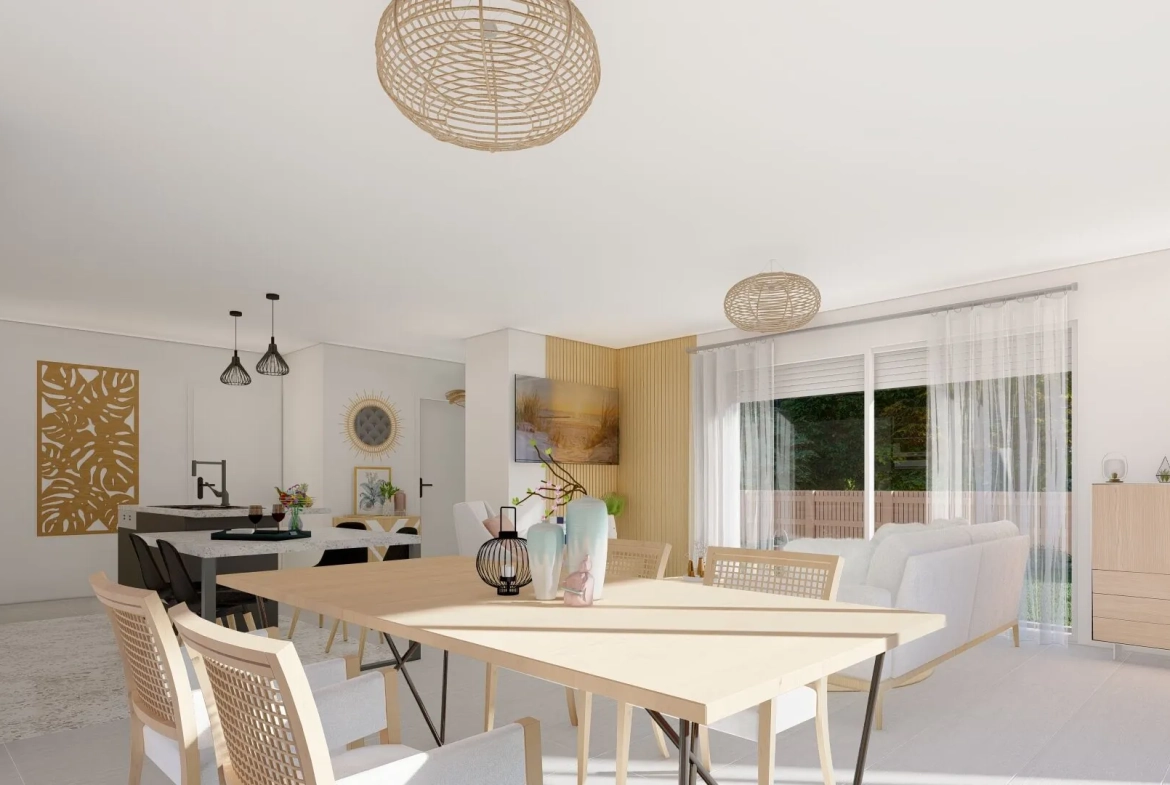 Maison personnalisée 3 chambres avec garage à Pontonx-sur-l'Adour 