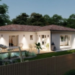 Maison personnalisée 3 chambres avec garage à Pontonx-sur-l'Adour
