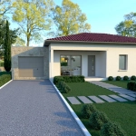 Projet de maison neuve de 83 m² à Sensée-les-Mâcon avec garage et terrasse