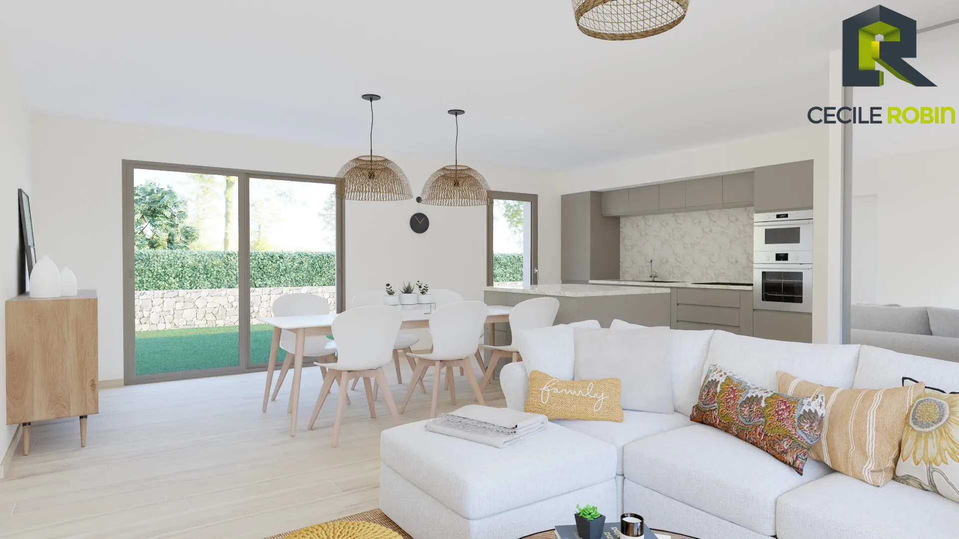 Projet de maison neuve de 83 m² à Sensée-les-Mâcon avec garage et terrasse 