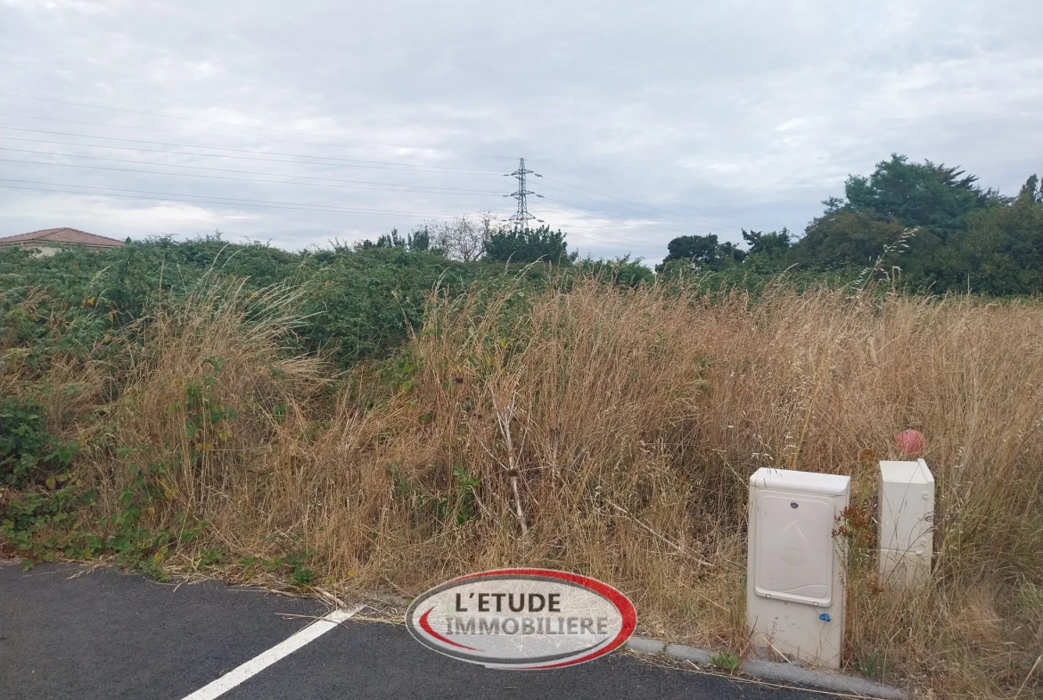 Terrain à bâtir de 474 m² au cœur de Sainte-Pazanne, viabilisé et prêt à construire 
