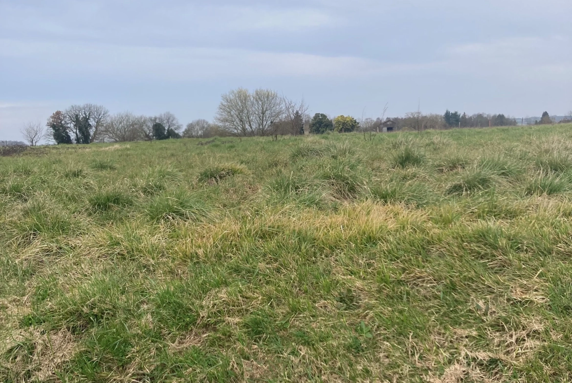 Terrain constructible de 2052 m² à Monségur, proximité MARMANDE 