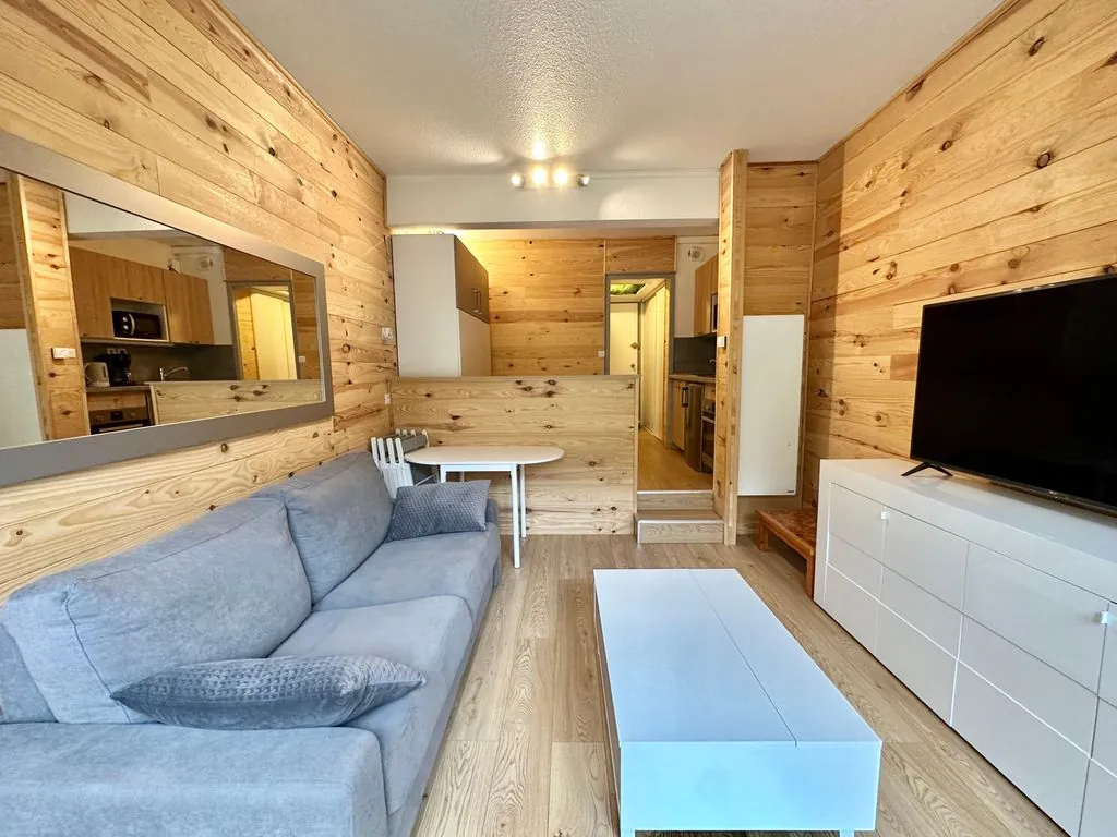 Studio rénové de 25,30 m² à vendre à Isola 2000, proche des pistes 