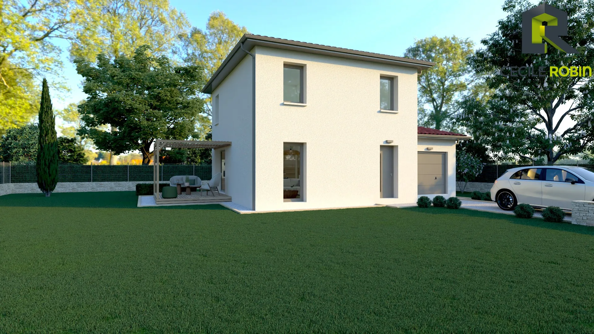 Projet de maison à Amberieux-en-Dombes de 93 m² conforme RE2020 