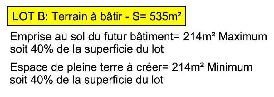 Terrain constructible de 535 m² avec vue montagne à Bassussarry 