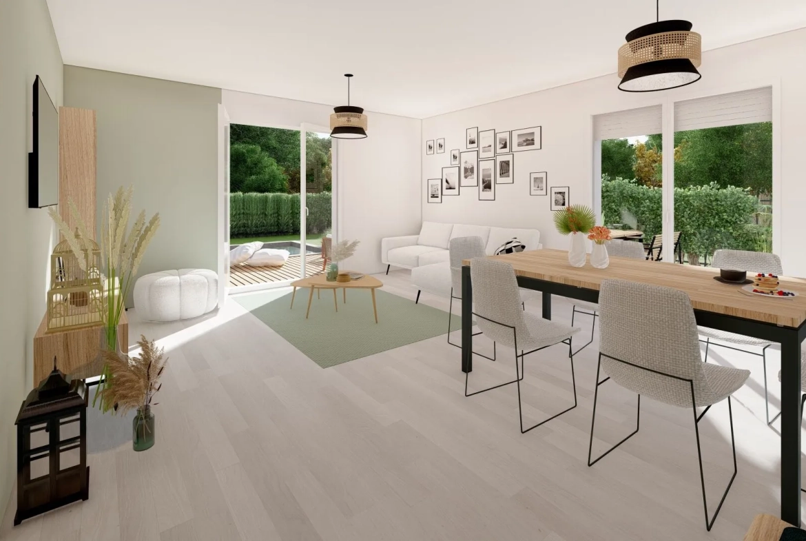 Maison neuve 3 chambres à Mios – Constructible et personnalisable 