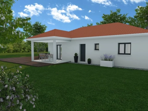 Maison neuve à construire à Vézeronce-Curtin - 90 m² avec 3 chambres et garage