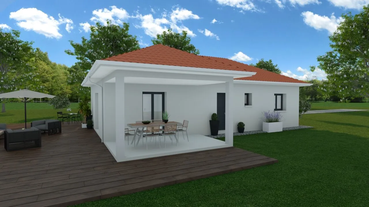 Maison neuve à construire à Vézeronce-Curtin - 90 m² avec 3 chambres et garage 