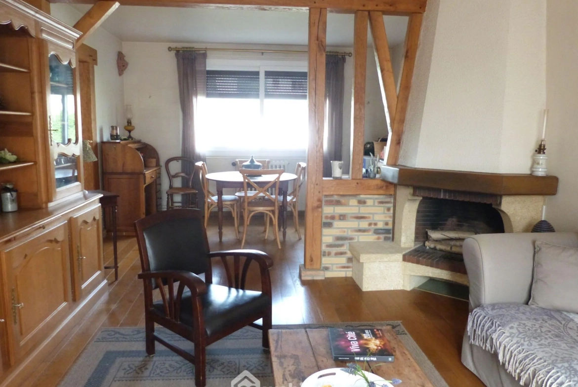Maison de 93m² à Bihorel avec jardin, garage et sous-sol complet 