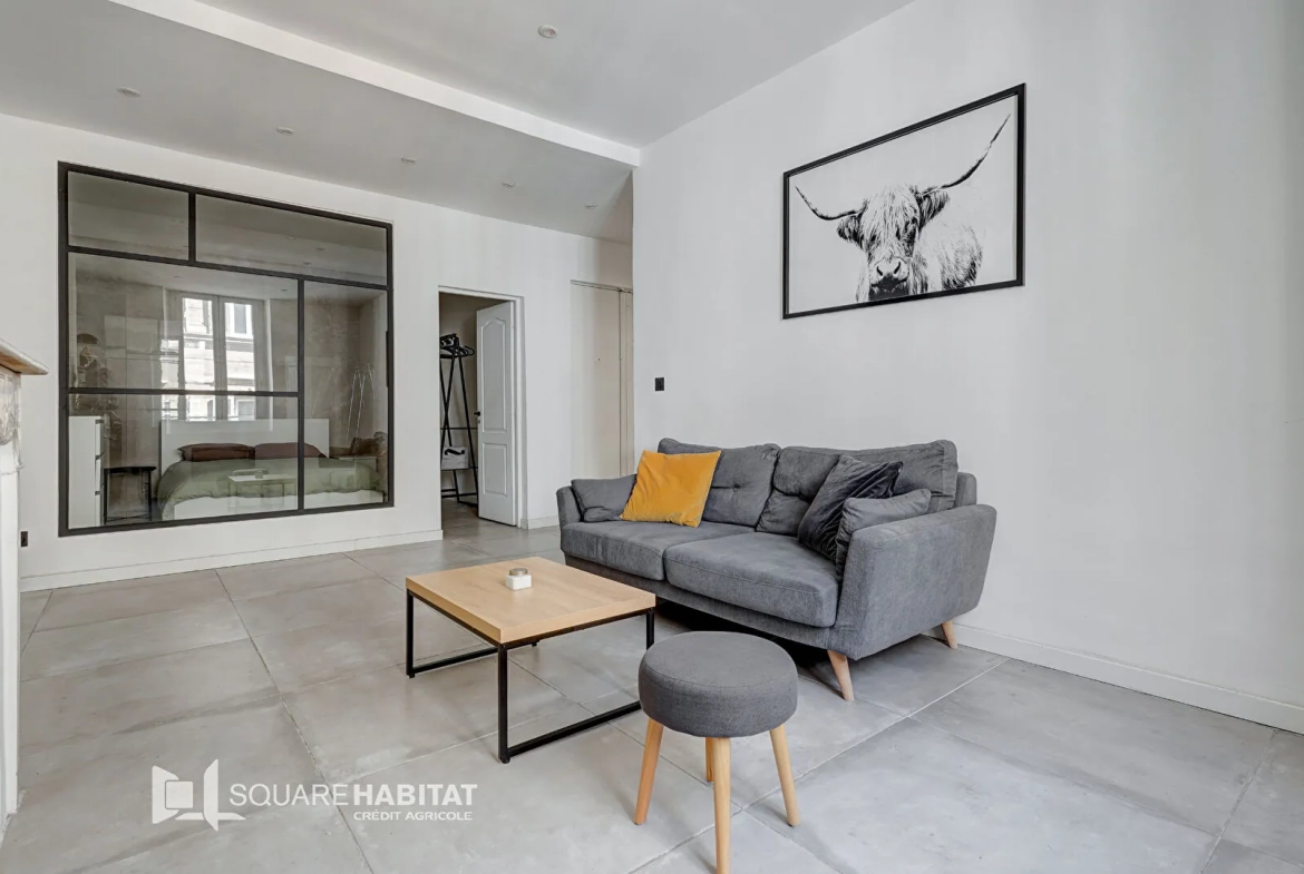 Appartement T3 rénové et meublé de 56 m² à Marseille, secteur Castellane 