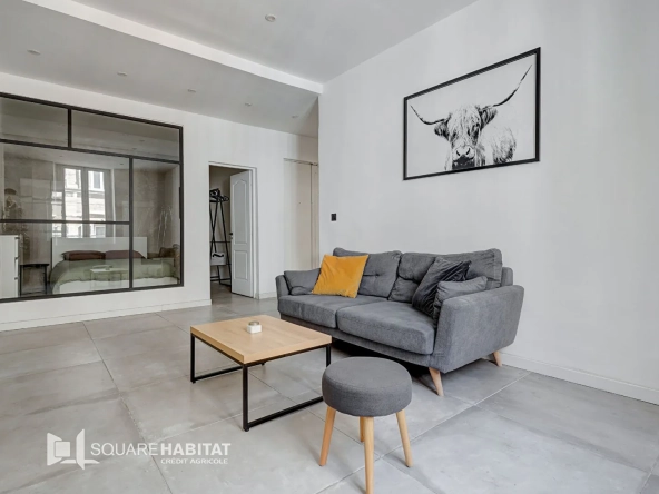 Appartement T3 rénové et meublé de 56 m² à Marseille, secteur Castellane