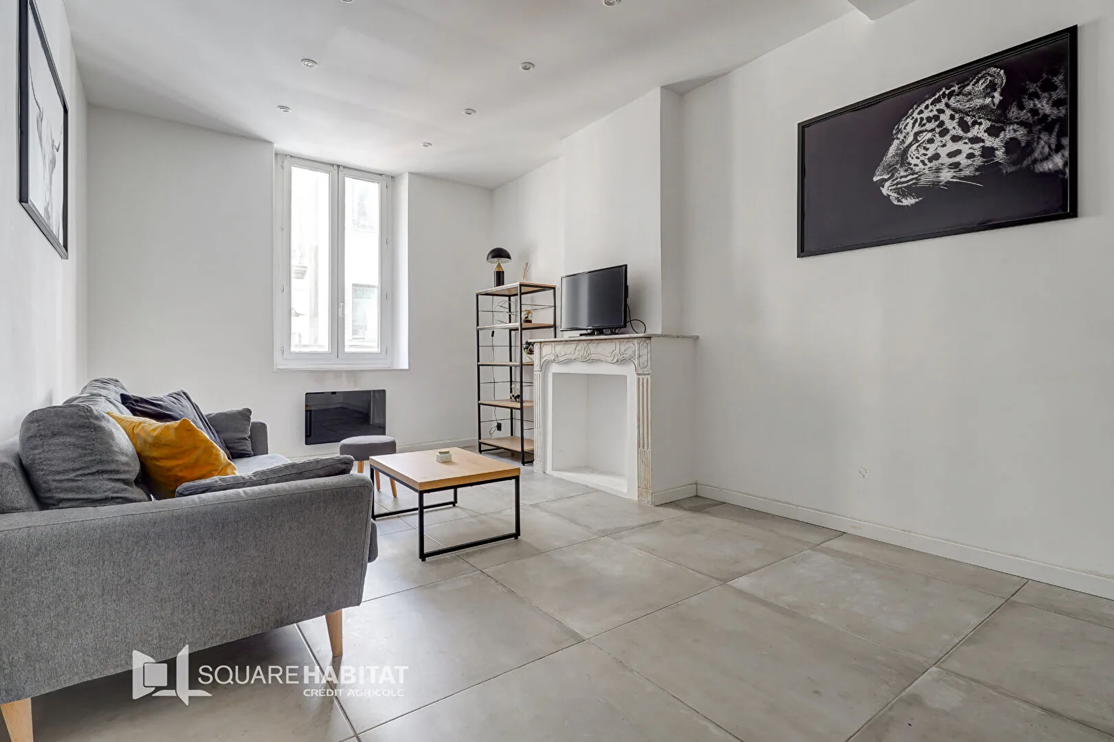 Appartement T3 rénové et meublé de 56 m² à Marseille, secteur Castellane 