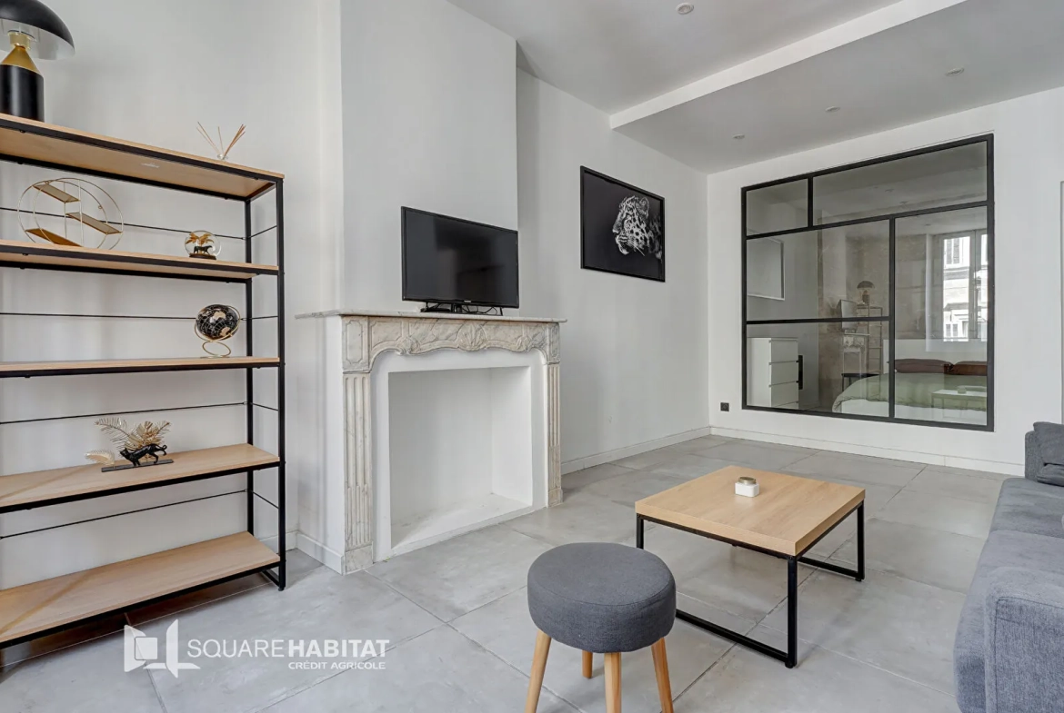 Appartement T3 rénové et meublé de 56 m² à Marseille, secteur Castellane 