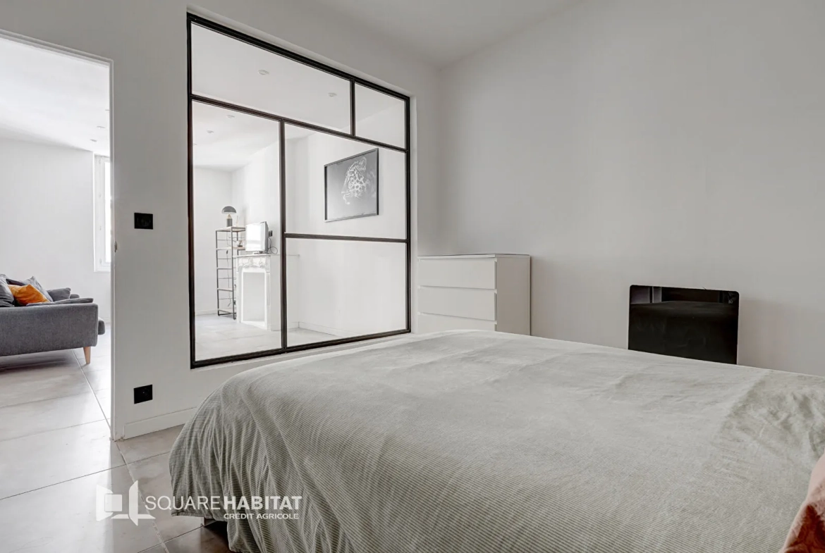 Appartement T3 rénové et meublé de 56 m² à Marseille, secteur Castellane 