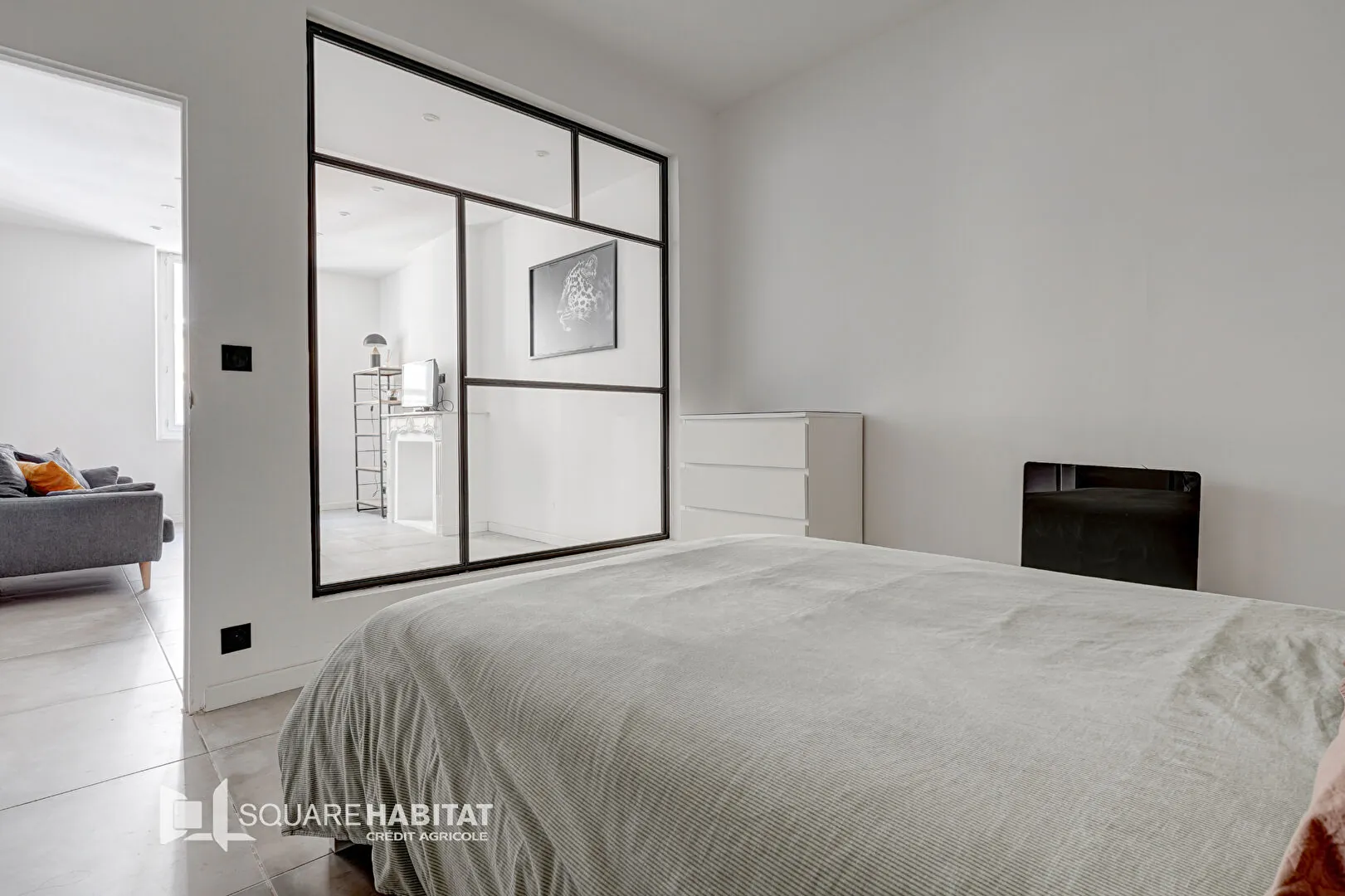 Appartement T3 rénové et meublé de 56 m² à Marseille, secteur Castellane 