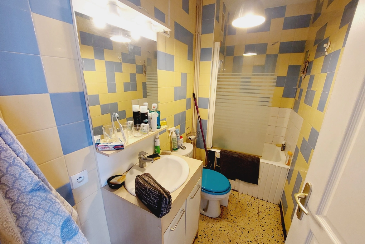 Appartement T1 bis à Montbrison de 32 m² avec balcon et cave à vendre 