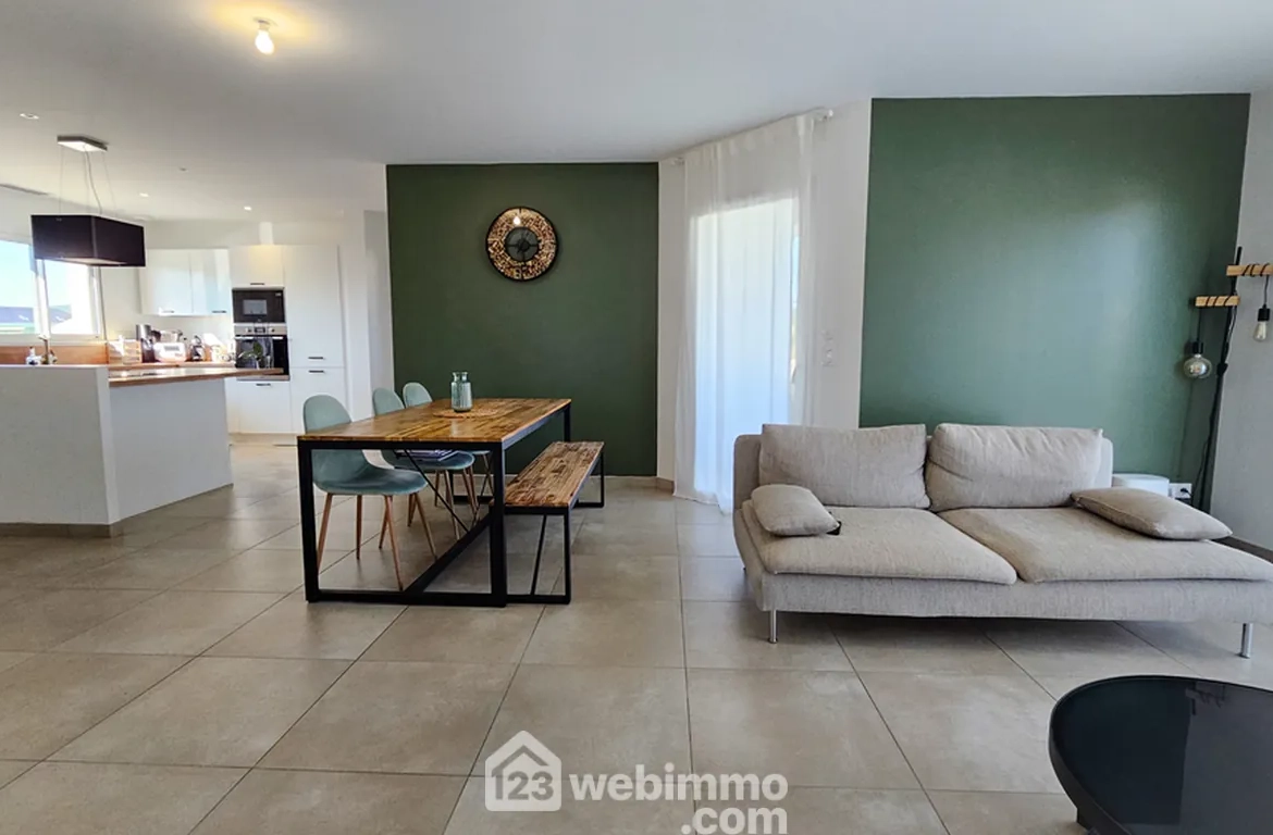Maison neuve de 107m² avec vue sur Pyrénées à Nay - Construction 2024 