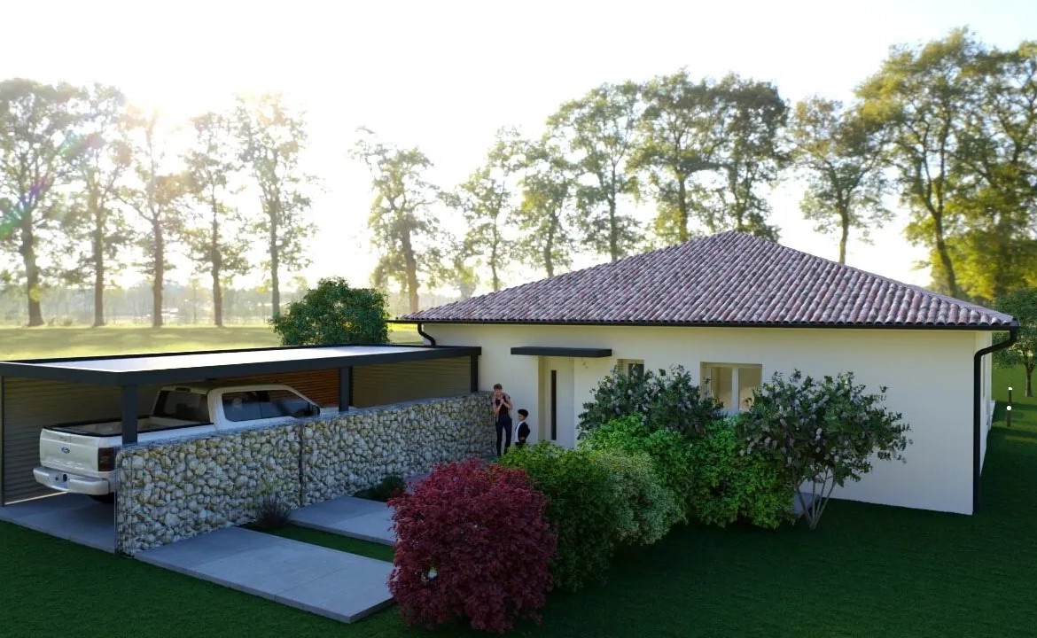 Maison contemporaine à vendre à Bas-Mauco près de Mont de Marsan à partir de 238 300 € 