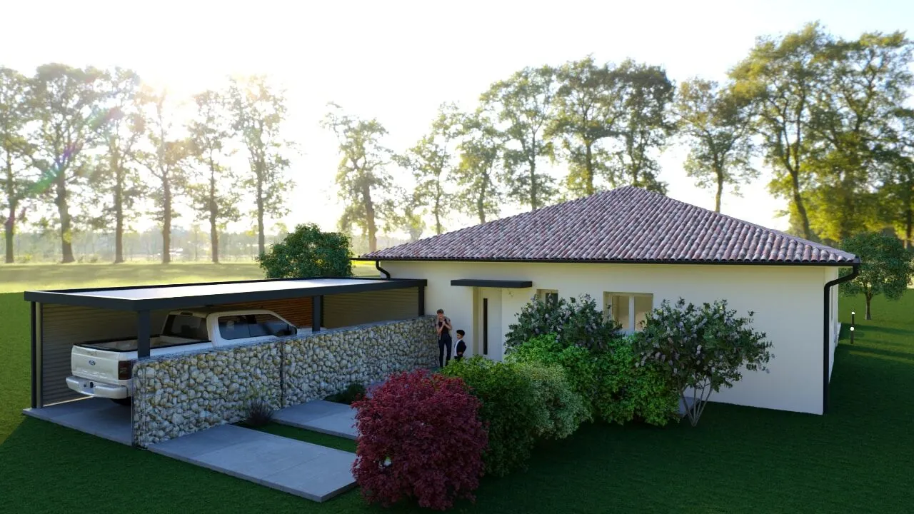 Maison contemporaine à vendre à Bas-Mauco près de Mont de Marsan à partir de 238 300 € 