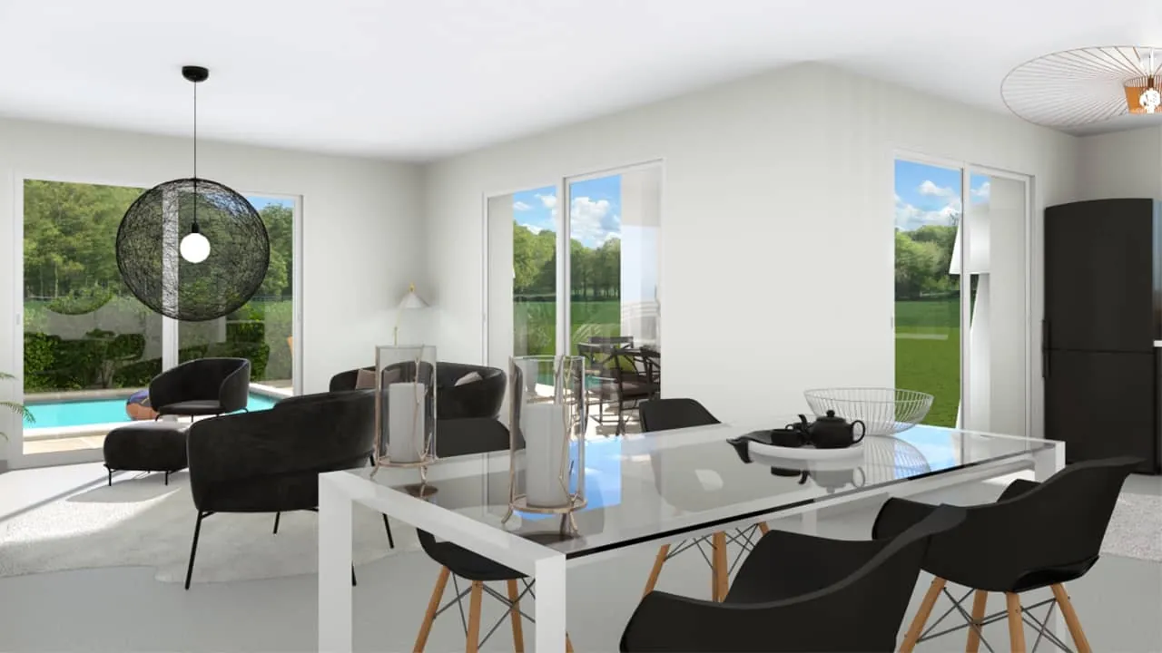 Maison contemporaine à vendre à Bas-Mauco près de Mont de Marsan à partir de 238 300 € 
