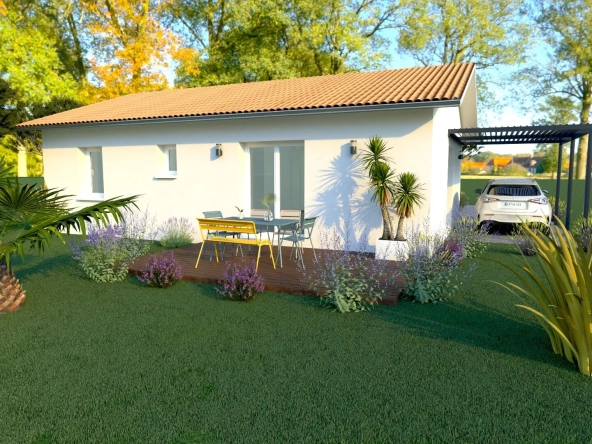 Maison neuve à Saugnac-et-Cambran avec terrain piscinable – Performance énergétique exceptionnelle
