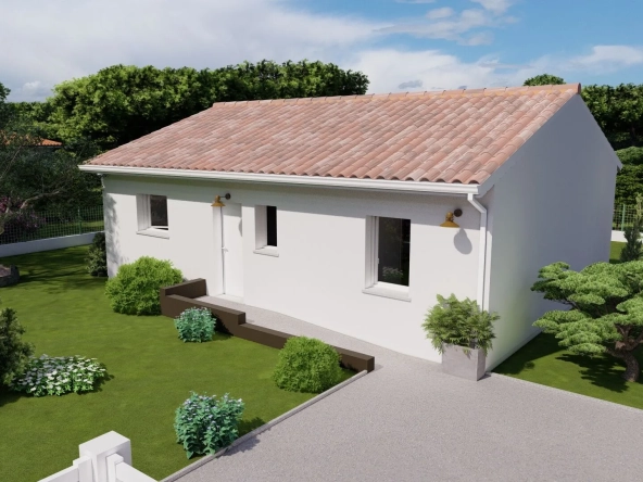 Maison neuve de 70 m² avec terrain viabilisé à Saint Maurice - Investissement rentable