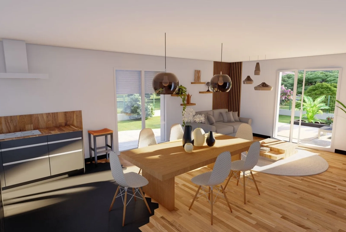 Maison neuve de 70 m² avec terrain viabilisé à Saint Maurice - Investissement rentable 