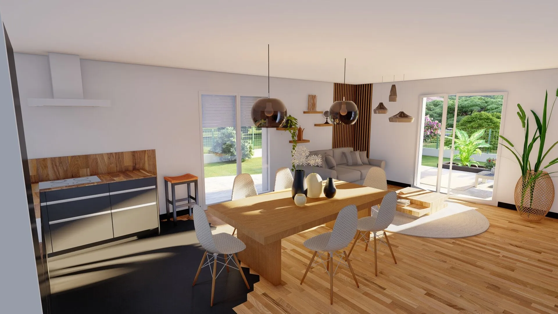 Maison neuve de 70 m² avec terrain viabilisé à Saint Maurice - Investissement rentable 