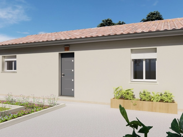 Maison neuve 2 chambres à Gorre sur terrain de 1200 m²