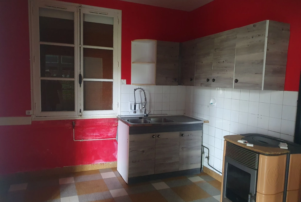 Maison 4 pièces avec jardin et garage à Valençay 