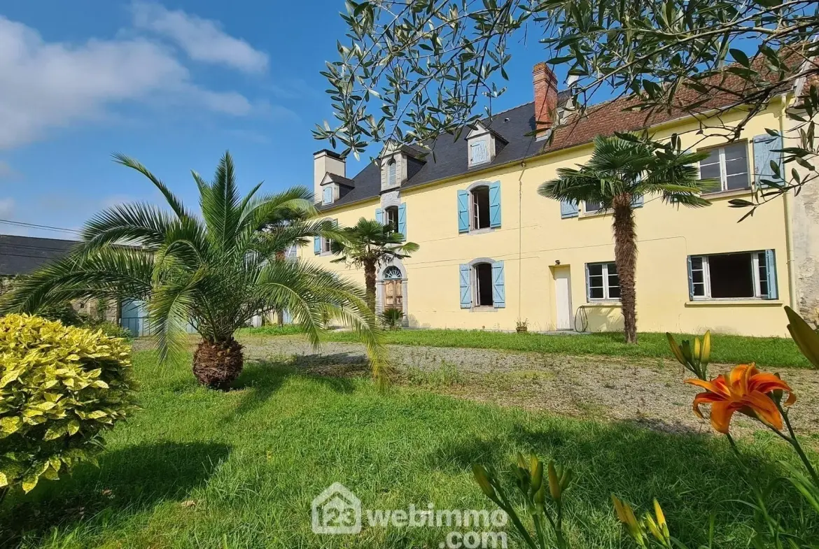 Belle propriété à Montaut avec vue sur les Pyrénées, grand terrain et potentiel de rénovation 