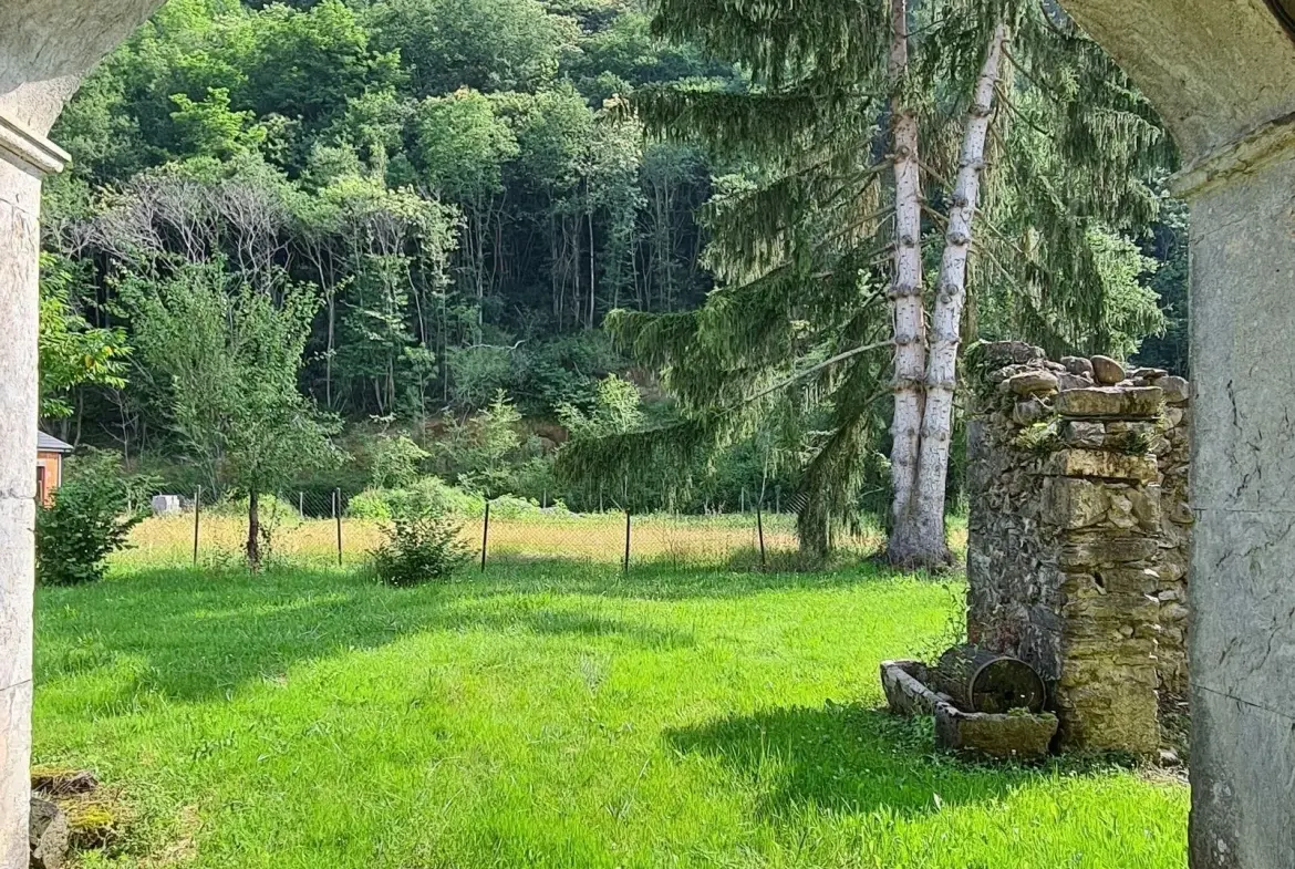 Belle propriété à Montaut avec vue sur les Pyrénées, grand terrain et potentiel de rénovation 