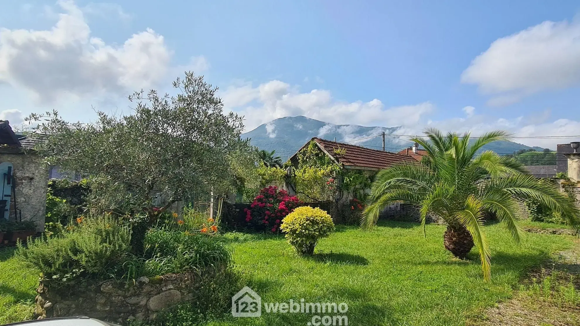 Belle propriété à Montaut avec vue sur les Pyrénées, grand terrain et potentiel de rénovation 