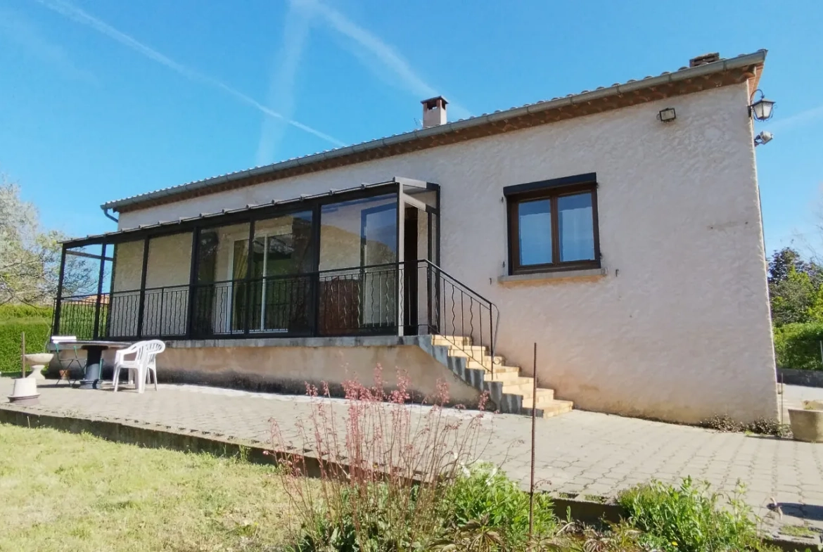 Maison 110 m² avec jardin à Laragne Monteglin - 3 chambres, sous-sol, véranda 