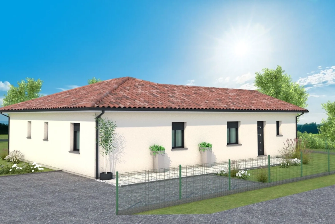 Constructeur maison neuve à Carcares Sainte Croix avec 3 chambres et garage 