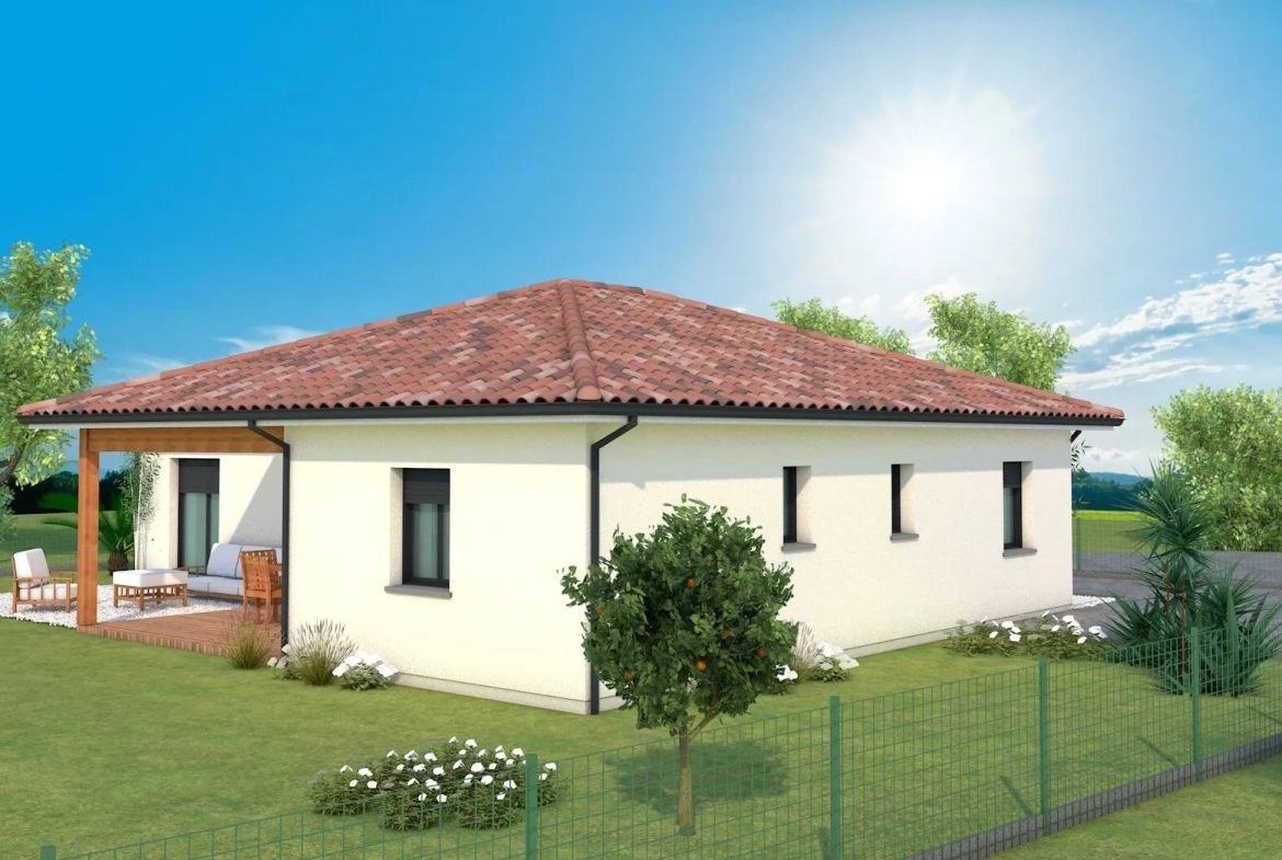 Constructeur maison neuve à Carcares Sainte Croix avec 3 chambres et garage 