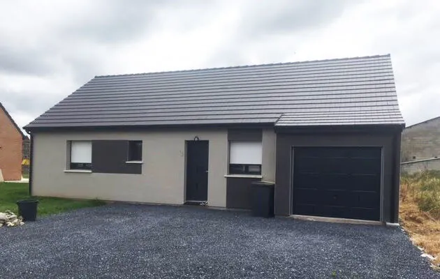 Maison neuve personnalisable à Domart-en-Ponthieu avec chauffage écologique 