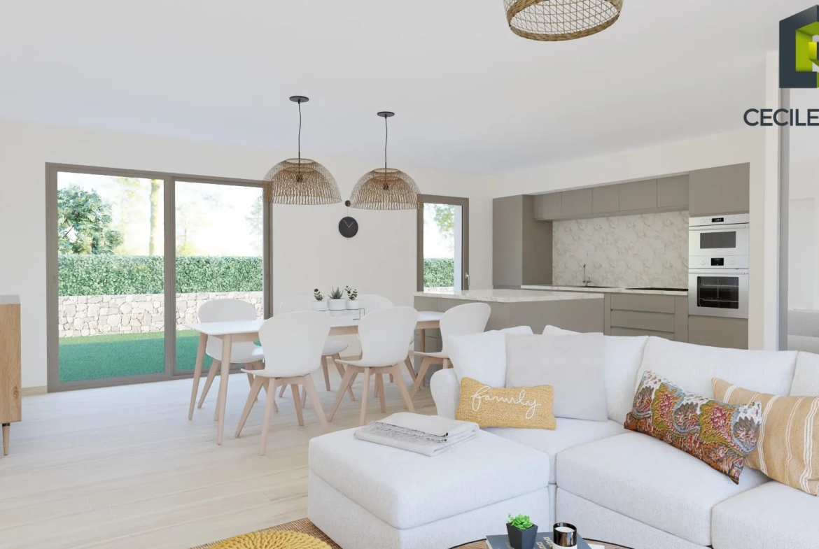 Projet de maison neuve à Saint Georges de Reneins - 600 m² terrain, 93 m² habitables 