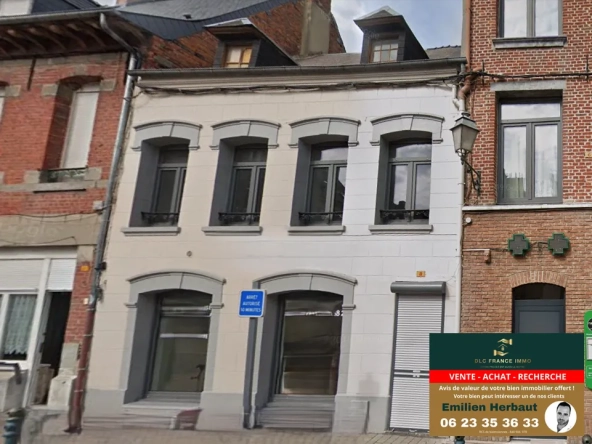 Immeuble à rénover avec local commercial et potentiel duplex à Avesnes-sur-Helpe