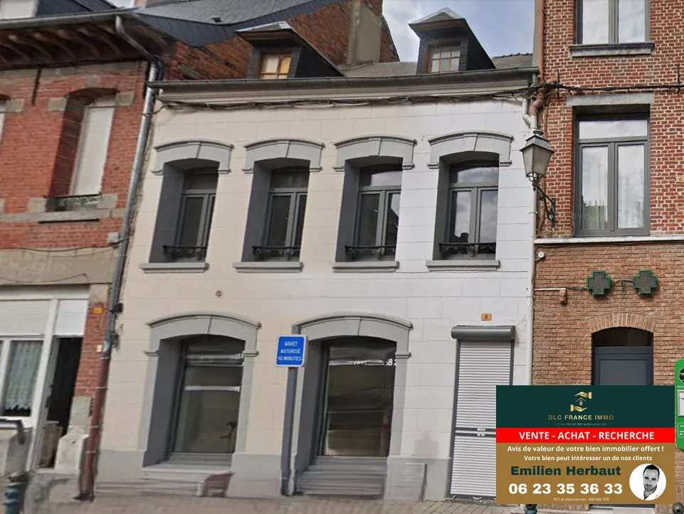 Immeuble à rénover avec local commercial et potentiel duplex à Avesnes-sur-Helpe 