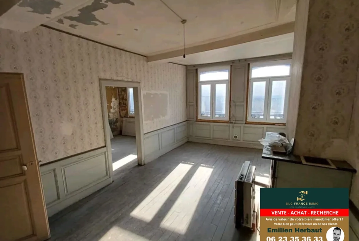 Immeuble à rénover avec local commercial et potentiel duplex à Avesnes-sur-Helpe 